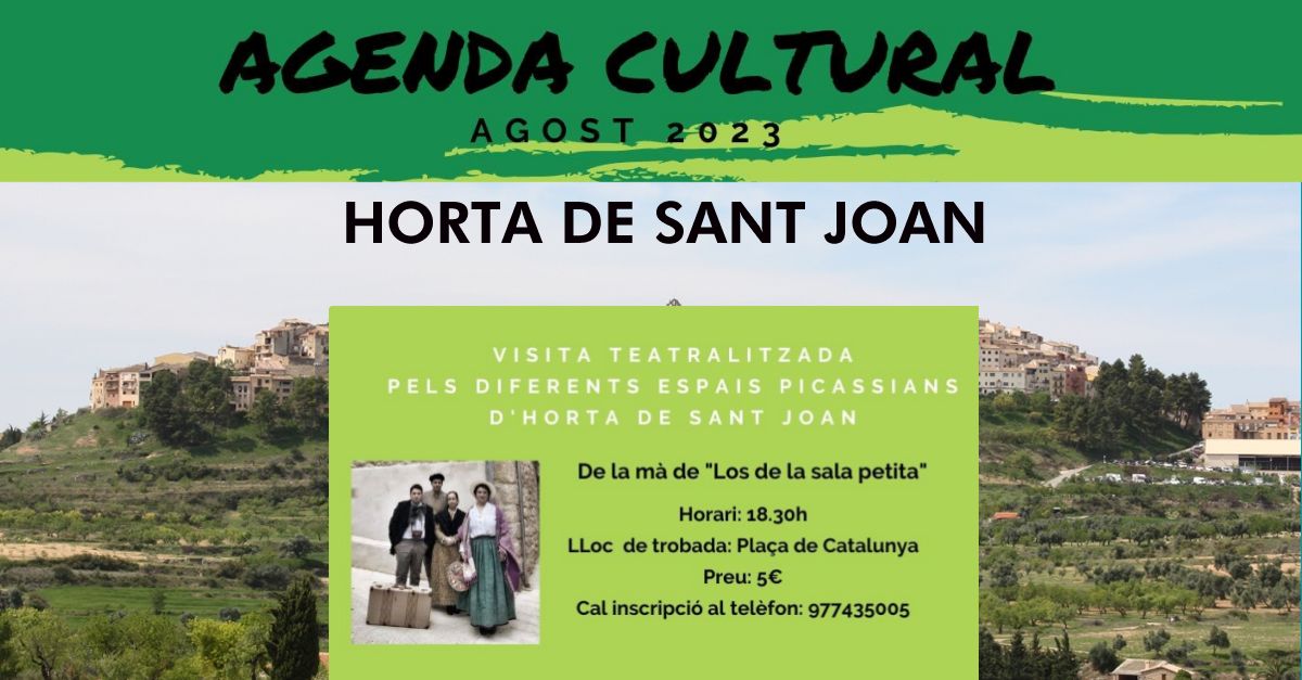 Visita teatralitzada pels diferents espais Picassians d�Horta de Sant Joan