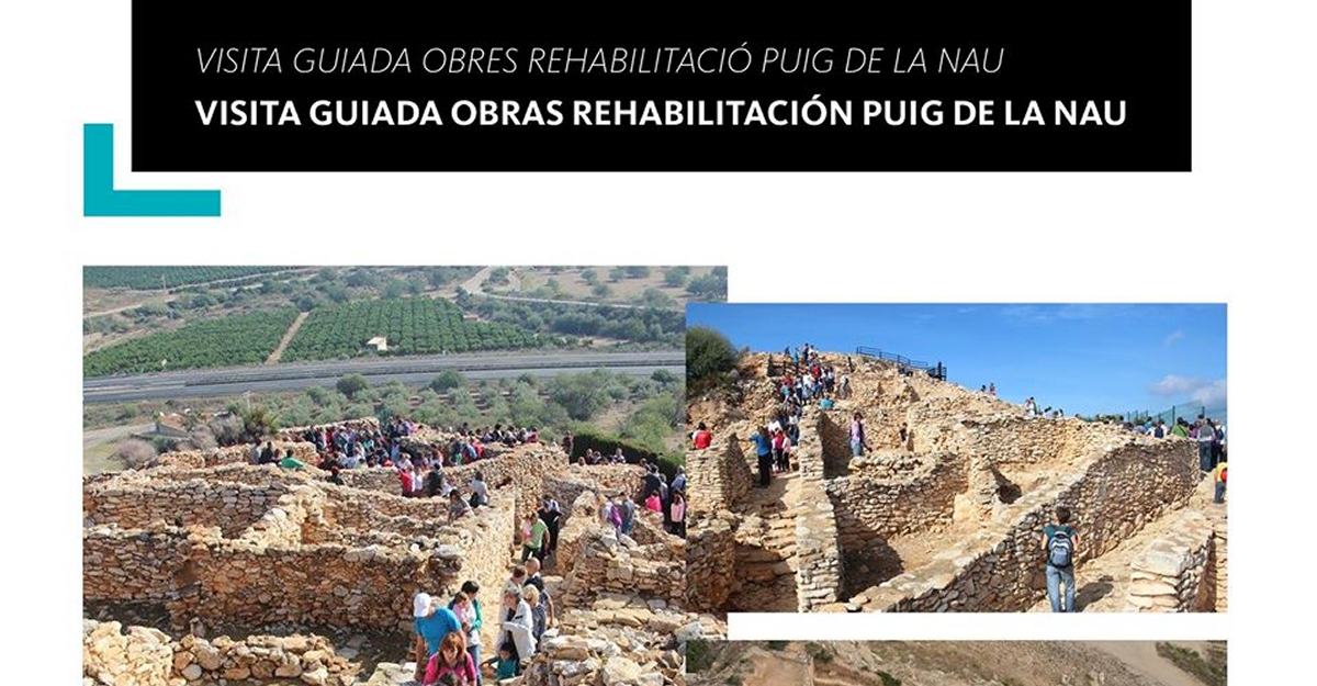 Visita guiada a les obres de rehabilitaci� Puig de la Nau