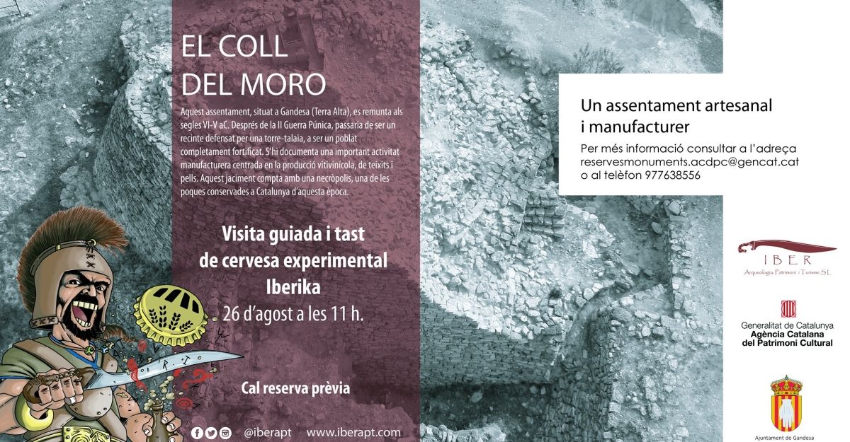 Visita guiada al Coll del Moro i tast de cervesa experimental Iberika Visita guiada al Coll del Moro i tast de cervesa experimental Iberika