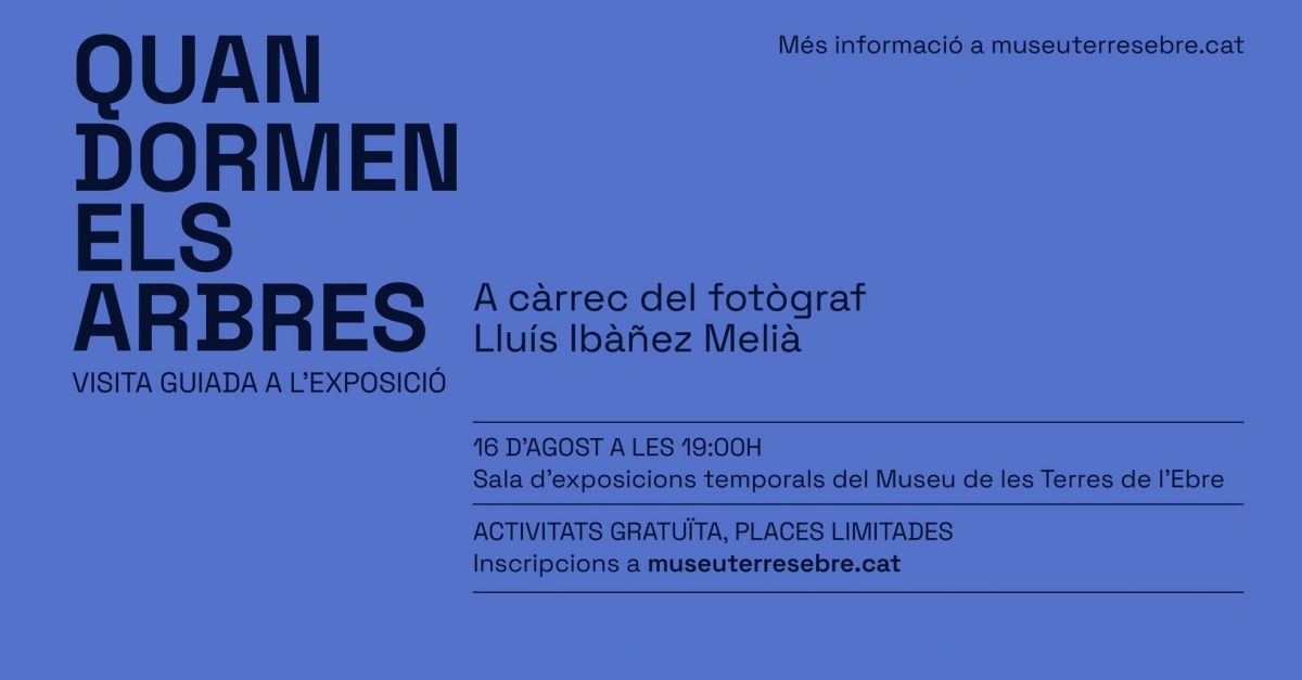 Visita guiada a la exposici�n Quan dormen els arbres