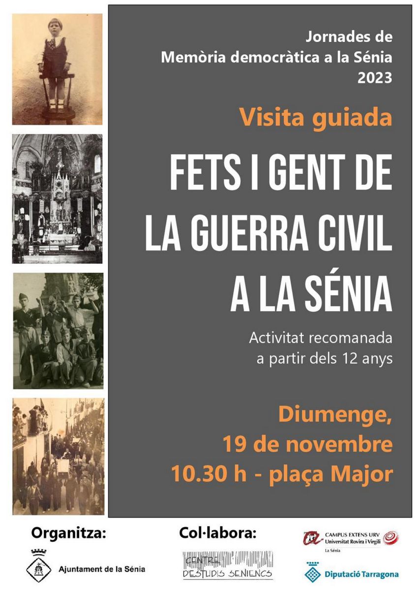 La Sénia organiza las Primeras Jornadas de Memoria Democratica | EbreActiu.cat, revista digital de ocio activo | Terres de l’Ebre... La Sénia organiza las Primeras Jornadas de Memoria Democratica | EbreActiu.cat, revista digital de ocio activo | Terres de l’Ebre...