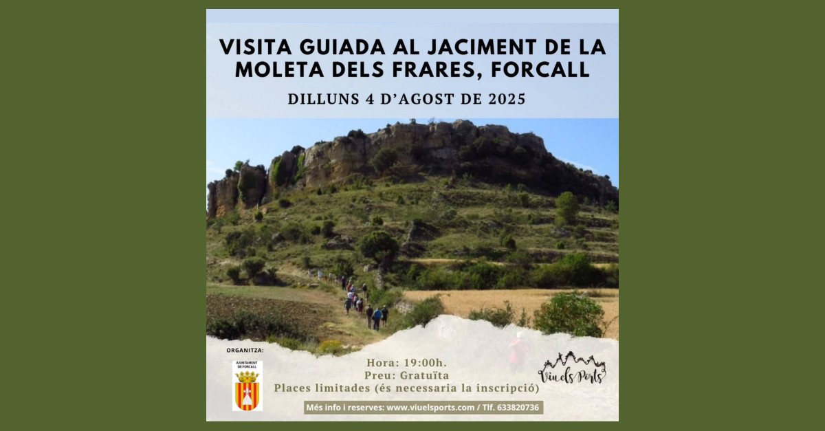 Visita guiada al jaciment de la Moleta dels Frares Visita guiada al jaciment de la Moleta dels Frares