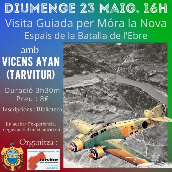 Visita guiada pels espais de la Batalla de l’Ebre de Móra la Nova Visita guiada pels espais de la Batalla de l’Ebre de Móra la Nova