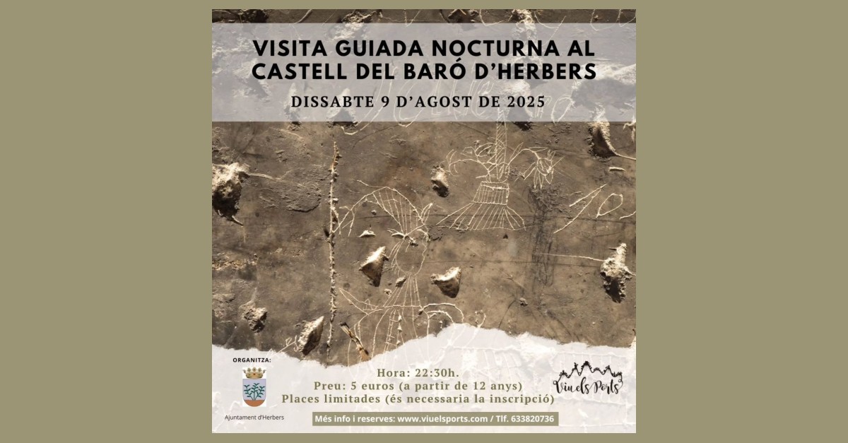 Visita guiada nocturna al castell del Bar dHerbers