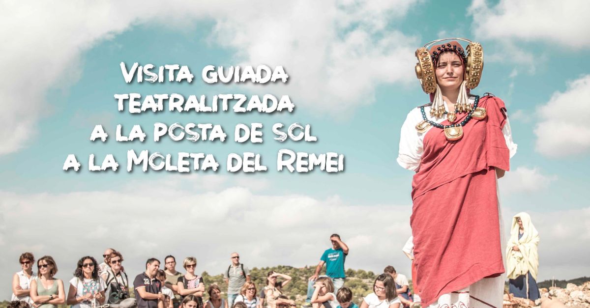 Visita guiada teatralitzada a la posta de sol a la Moleta del Remei dAlcanar