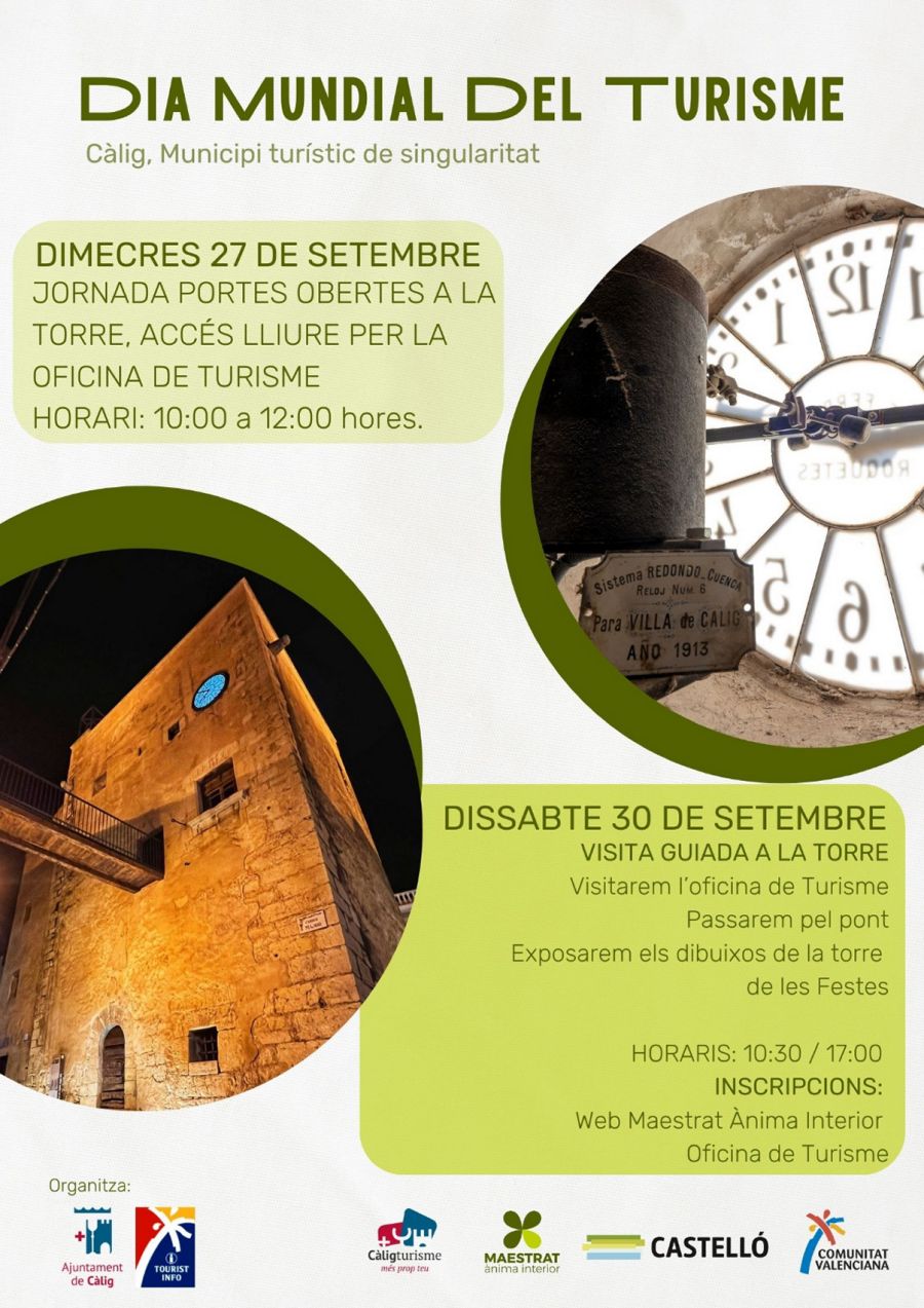 Visita guiada a la Torre de Càlig Visita guiada a la Torre de Càlig