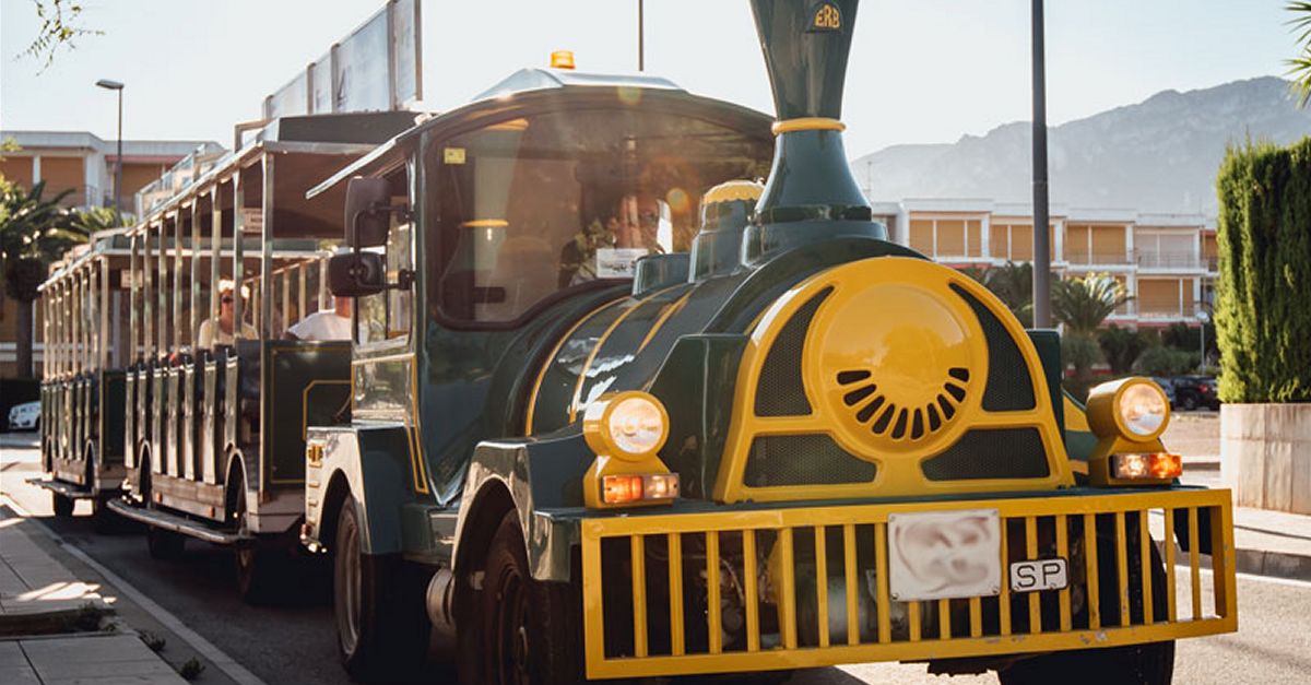 Ruta guiada en tren tur�stico por el casco urbano del Hospitalet de l�Infant