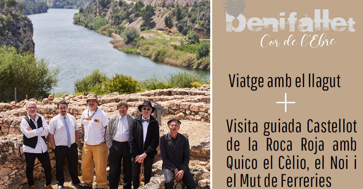Viaje con el llagut Benifallet al Castellot de la Roca con Quico el C�lio, el Noi i el Mut de Ferreries