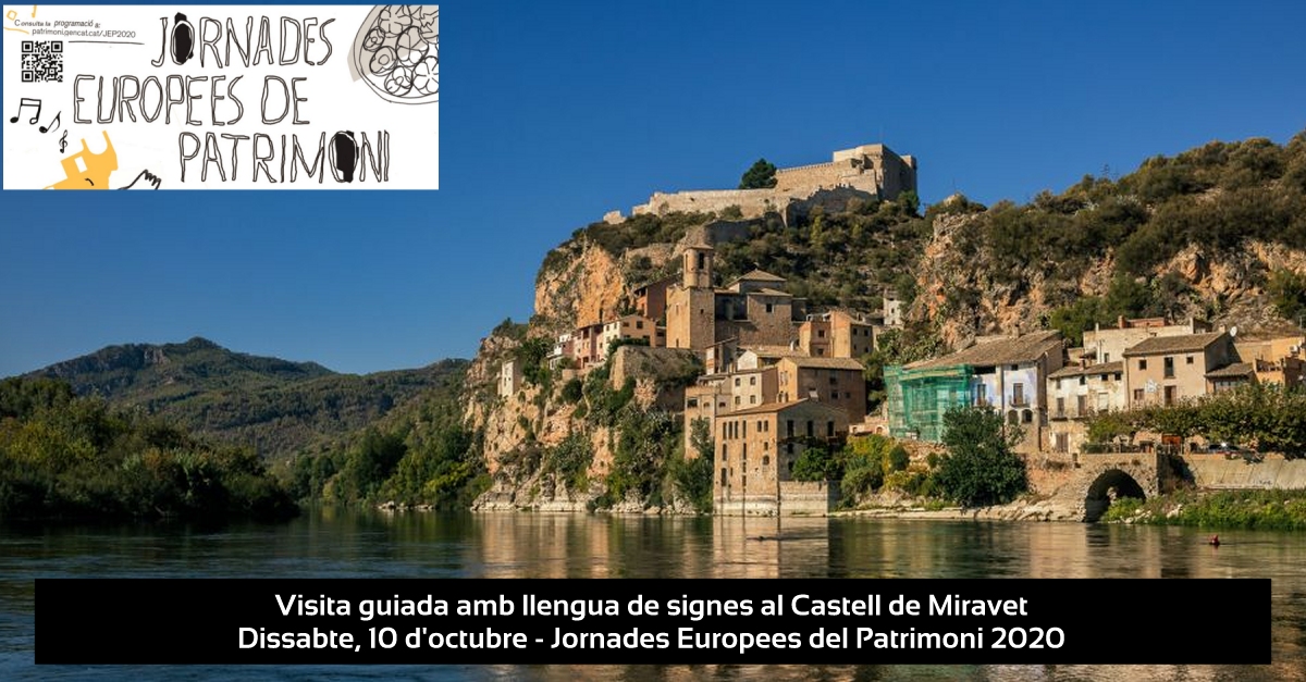 Visita guiada amb llengua de signes al Castell de Miravet #JEP2020 Visita guiada amb llengua de signes al Castell de Miravet #JEP2020