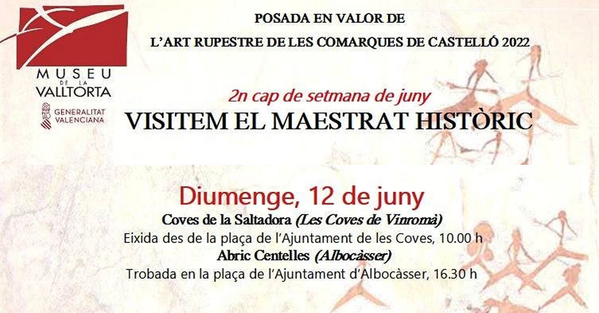 Visitem el Maestrat Històric: Abric Centelles Visitem el Maestrat Històric: Abric Centelles