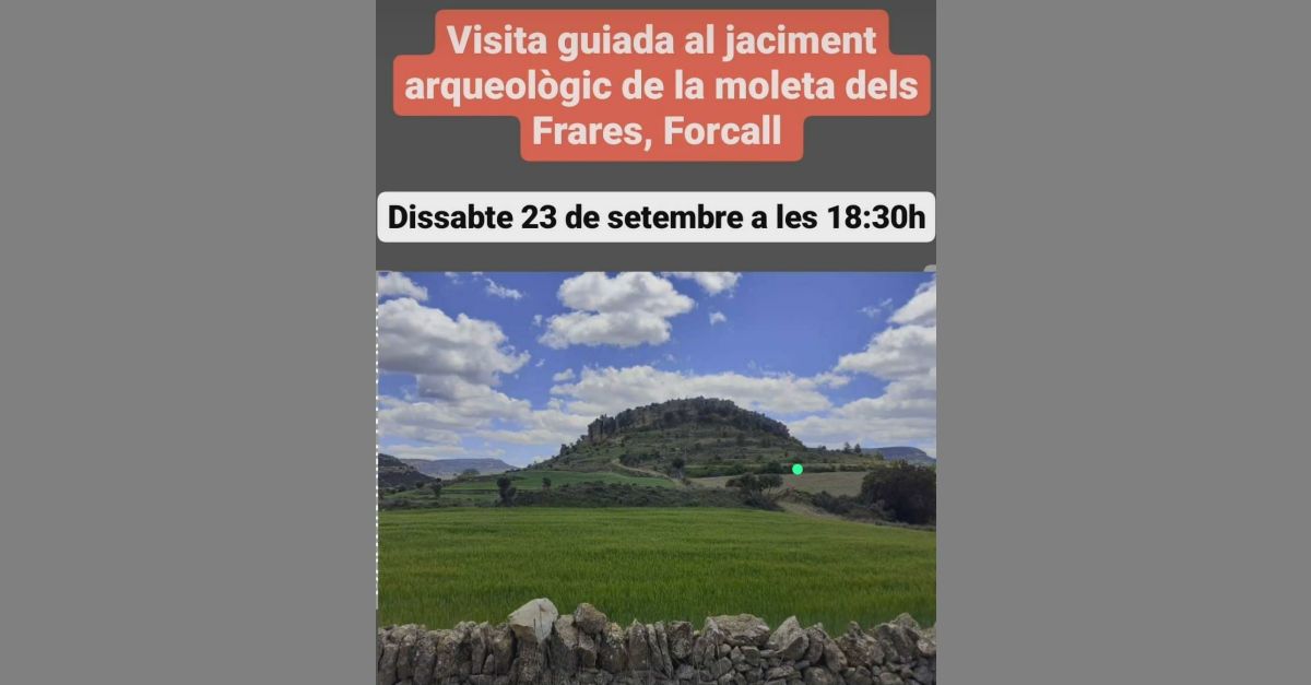Visita guiada al yacimento arqueol�gico de la Moleta de los Frares
