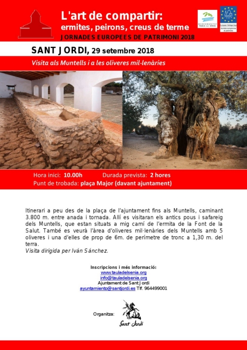 Visita als Muntells i a les oliveres mil�len�ries de Sant Jordi