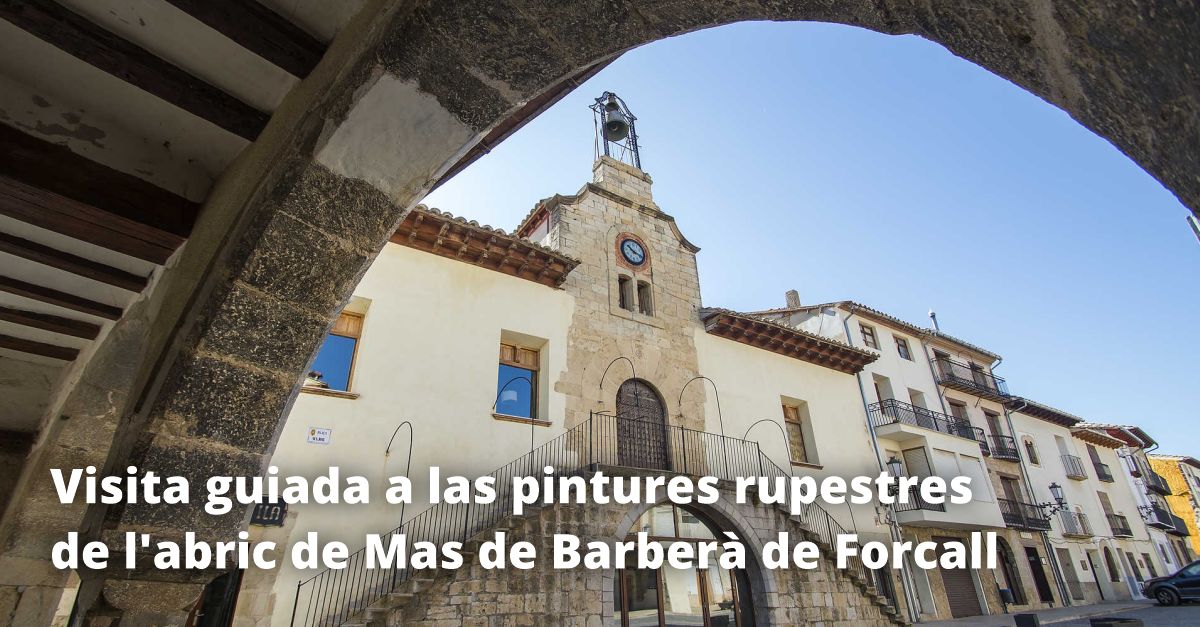 Visitas guiadas a las pinturas rupestres al abrigo de Mas de Barber�