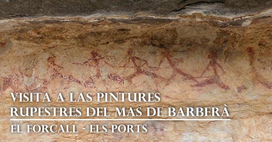 Visita a las pintures rupestres del mas de Barber�