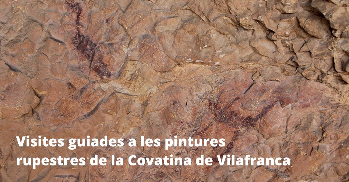 Visites guiades a las pintures rupestres de La Covatina de Vilafranca Visites guiades a las pintures rupestres de La Covatina de Vilafranca
