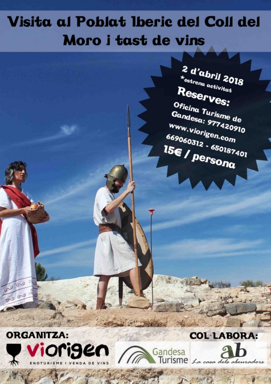 Visita al poblat ibčric del Coll de Moro i tast de vins Visita al poblat ibčric del Coll de Moro i tast de vins