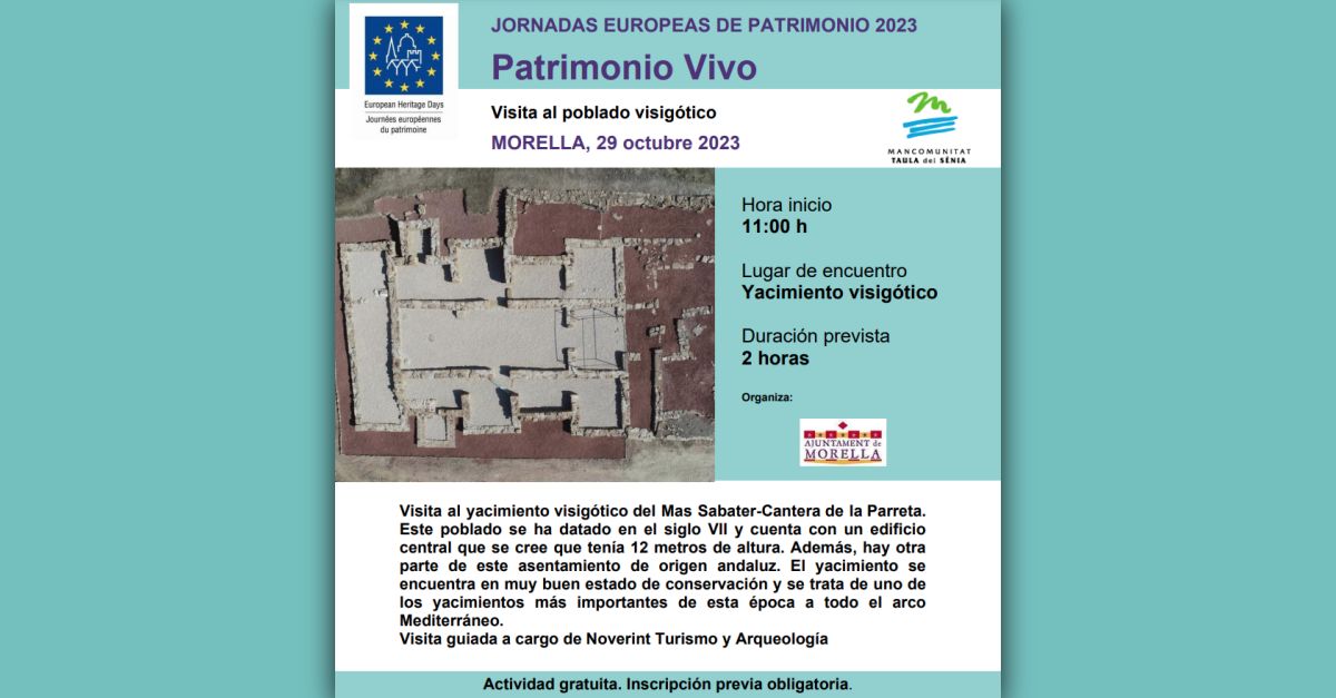 JEP23 Visita al poblado visigótico del Mas Sabater-Cantera de la Parreta JEP23 Visita al poblado visigótico del Mas Sabater-Cantera de la Parreta