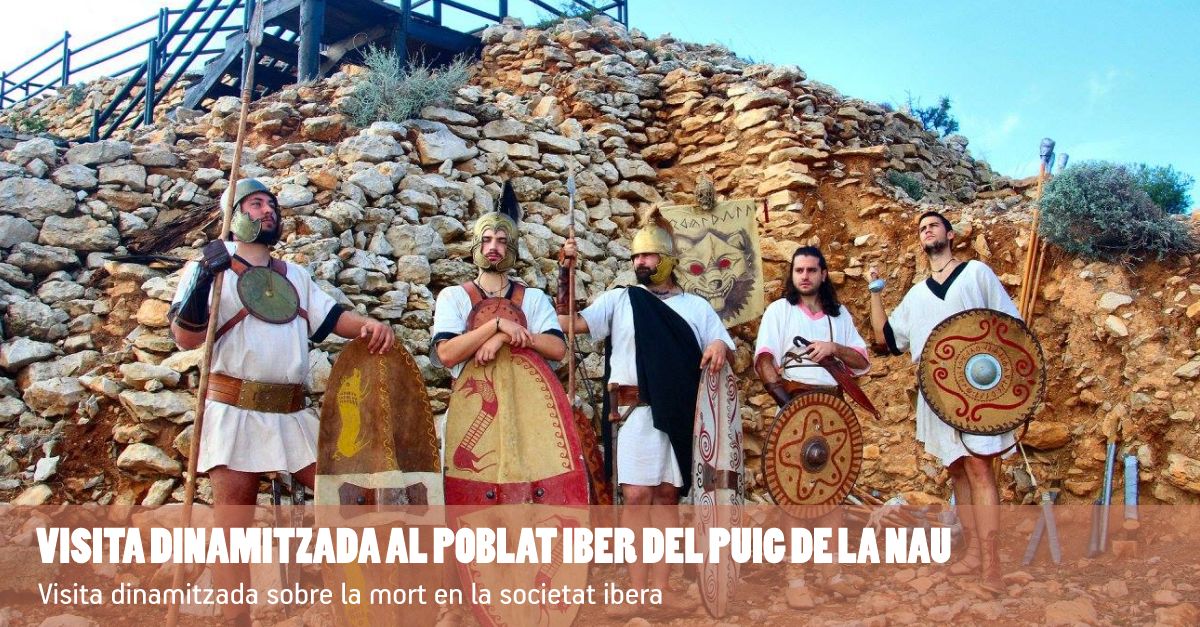 Visita dinamizada sobre la muerte en la sociedad �bera en el Poblado del Puig de la Nau de Benicarl�