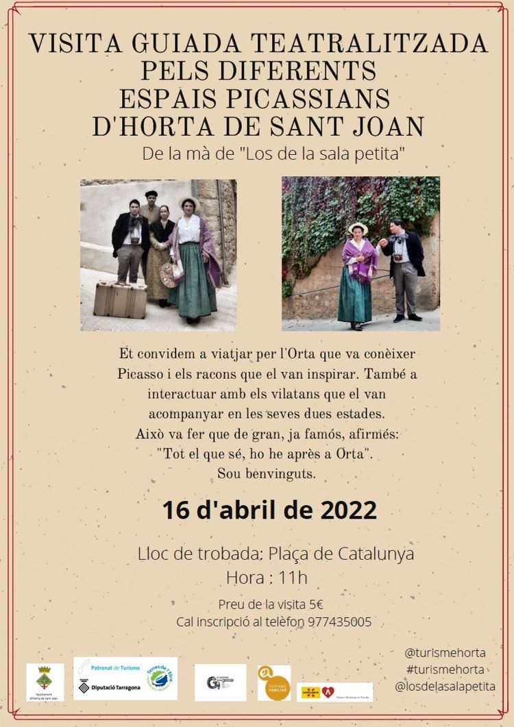 Visita guiada teatralitzada pels diferents espais Picassians d�Horta de Sant Joan