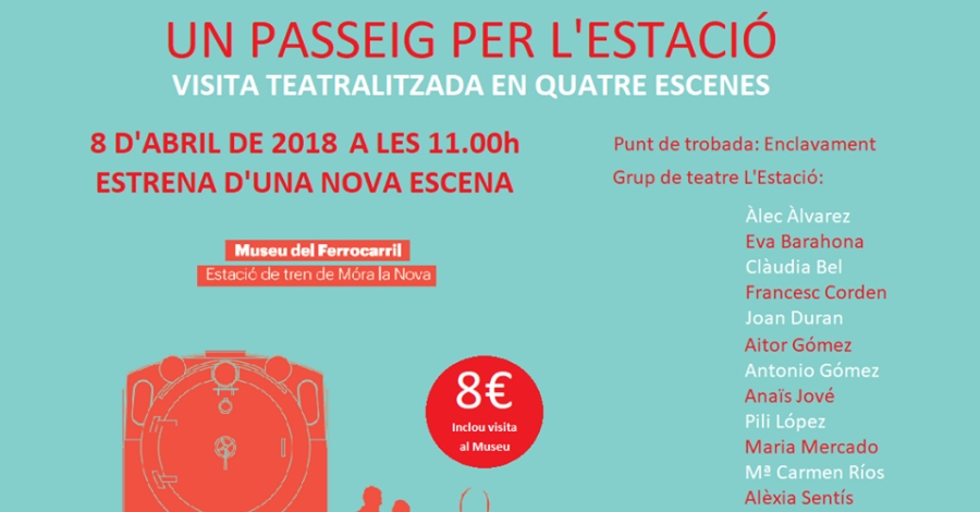 Visita teatralizada al Museu del Ferrocarril a M�ra la Nova