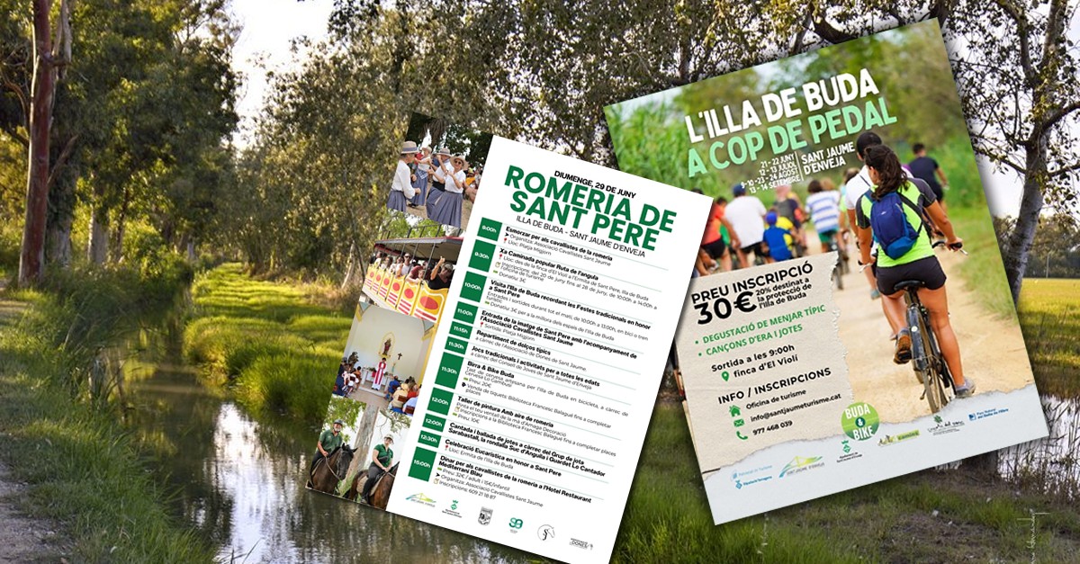 Aquest estiu, oportunitats niques per a visitar l’illa de Buda amb activitats organitzades per l’ajuntament de Sant Jaume d’Enveja | EbreActiu.cat, revista digital d’oci actiu | Terres de l’Ebre ...