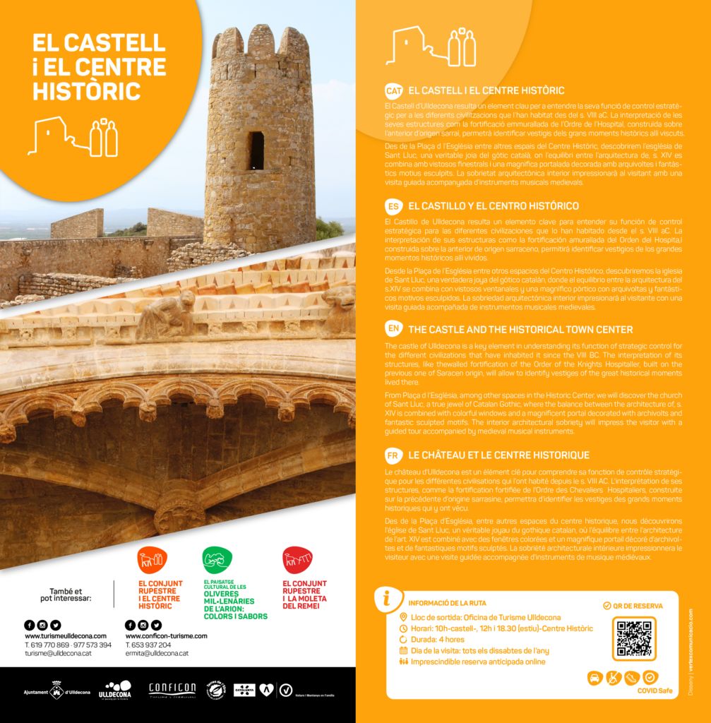 Visites guiades al Conjunt rupestre i Centre històric d’Ulldecona Visites guiades al Conjunt rupestre i Centre històric d’Ulldecona