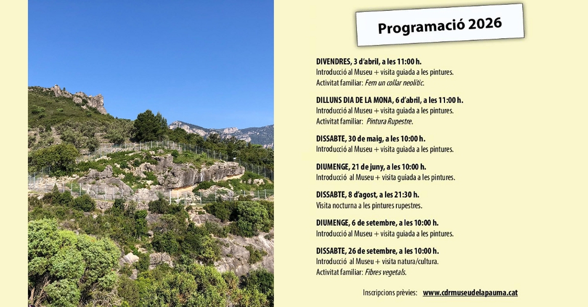 Visita guiada al coc� de la Gralla (pintures rupestres)