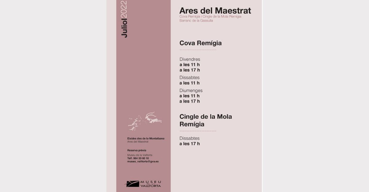 Què fer entre el dimecres 10 i el dimarts 16 d’agost en l’Alt Maestrat? | EbreActiu.cat, revista digital d’oci actiu | Terres de l’Ebre ... Què fer entre el dimecres 10 i el dimarts 16 d’agost en l’Alt Maestrat? | EbreActiu.cat, revista digital d’oci actiu | Terres de l’Ebre ...