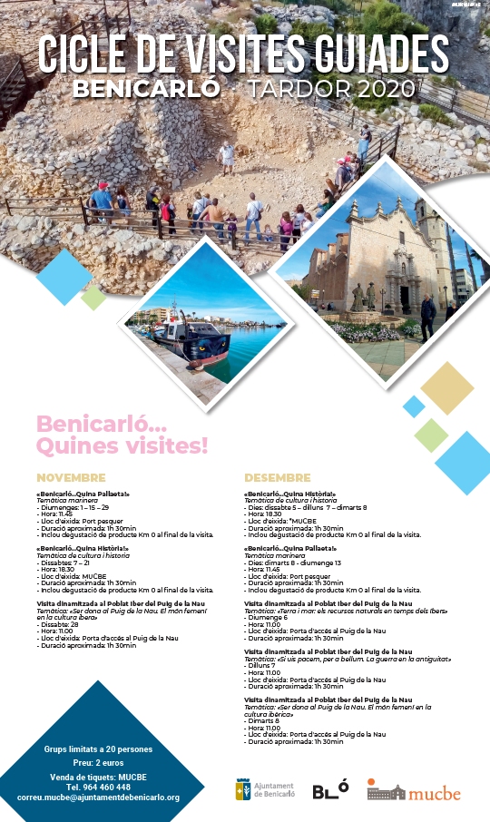 [SUSPESES] Cicle de visites guiades: �Benicarl�... Quina Pallaeta!�
