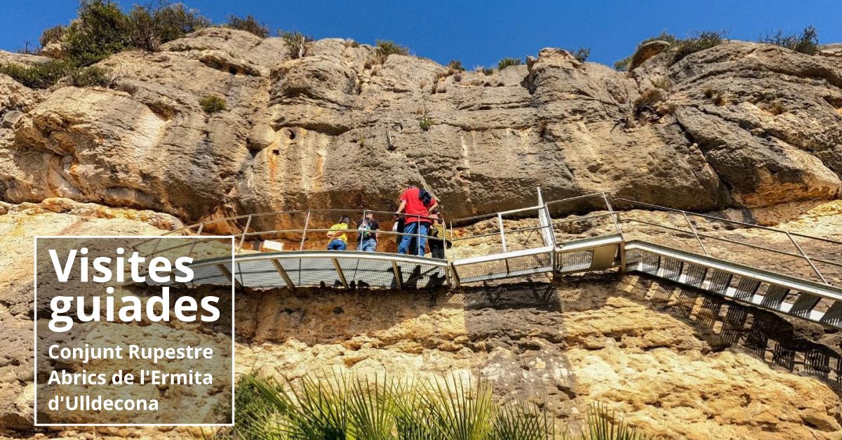 Visites guiades al Conjunt Rupestre als Abrics de l�Ermita d�Ulldecona