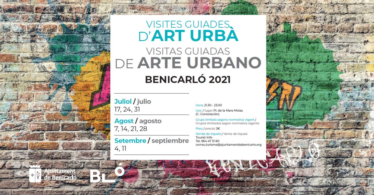 Visites guiades d�art urb� a Benicarl�