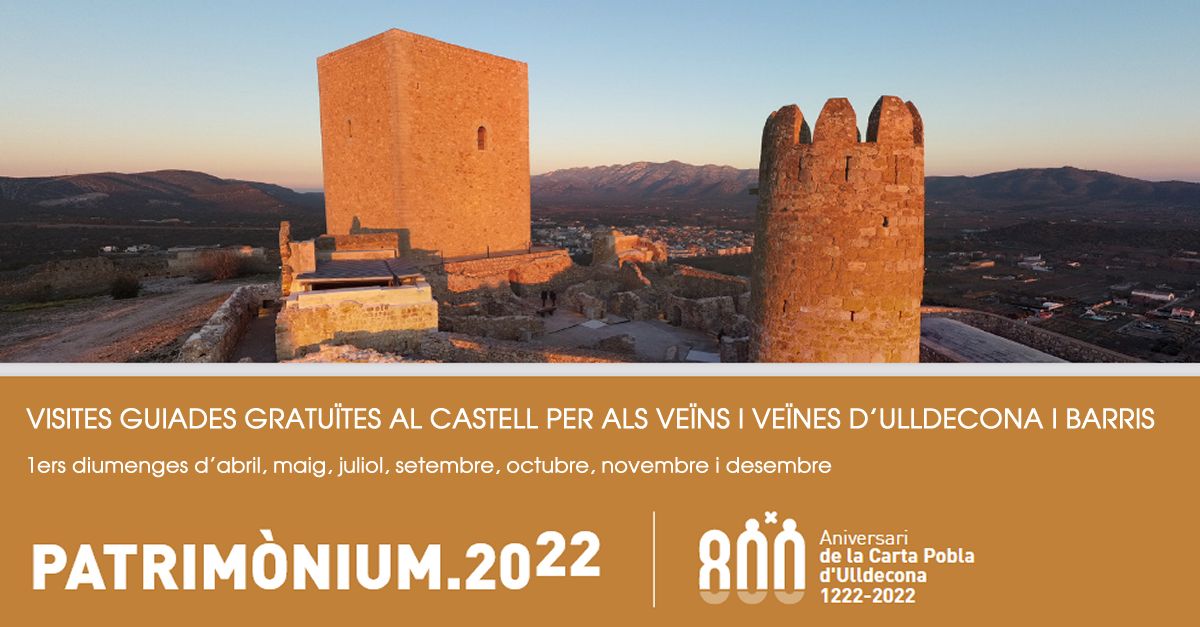 Patrim�nium 2022: Visites guiades gratu�tes al Castell per als ve�ns i ve�nes d&rsquo;Ulldecona i barris