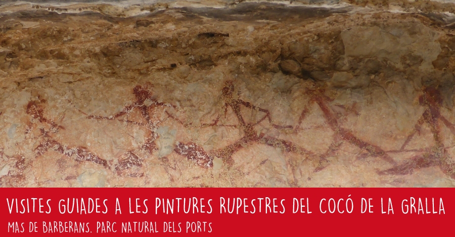 Visitas guiadas a las pinturas rupestres del Coc� de la Gralla