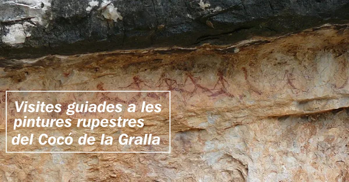 Visitas guiadas a las pinturas rupestres del Coc� de la Gralla en Mas de Barberans