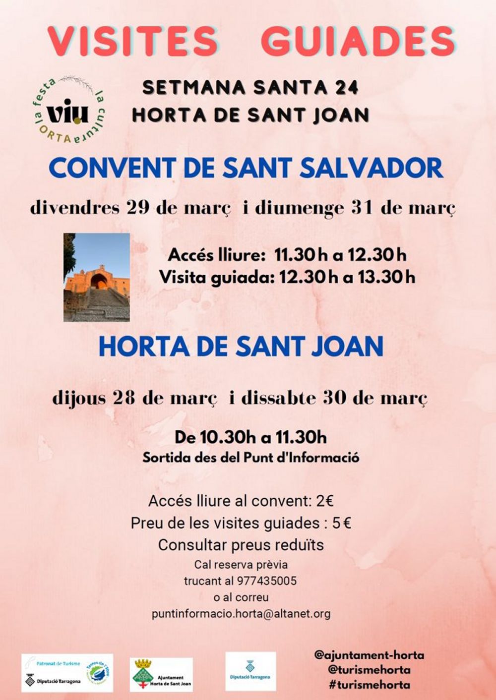 Visites guiades al Convent de Sant Salvador d�Horta de Sant Joan