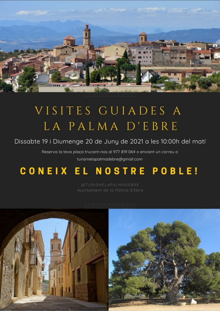 Coneix La Palma d’Ebre. Visita guiada Coneix La Palma d’Ebre. Visita guiada