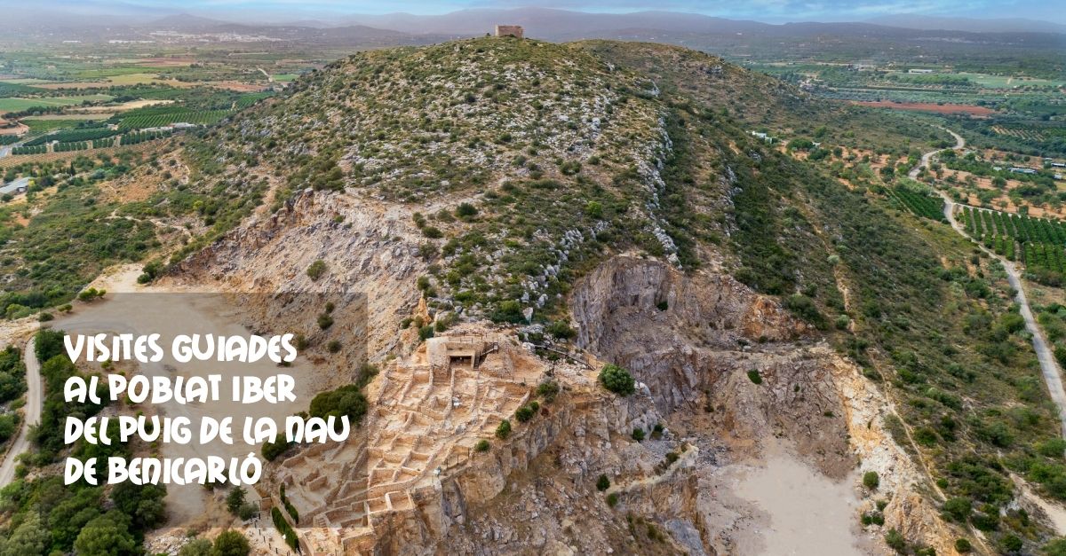 Visites guiades al poblat Iber del Puig de la Nau de Benicarl�