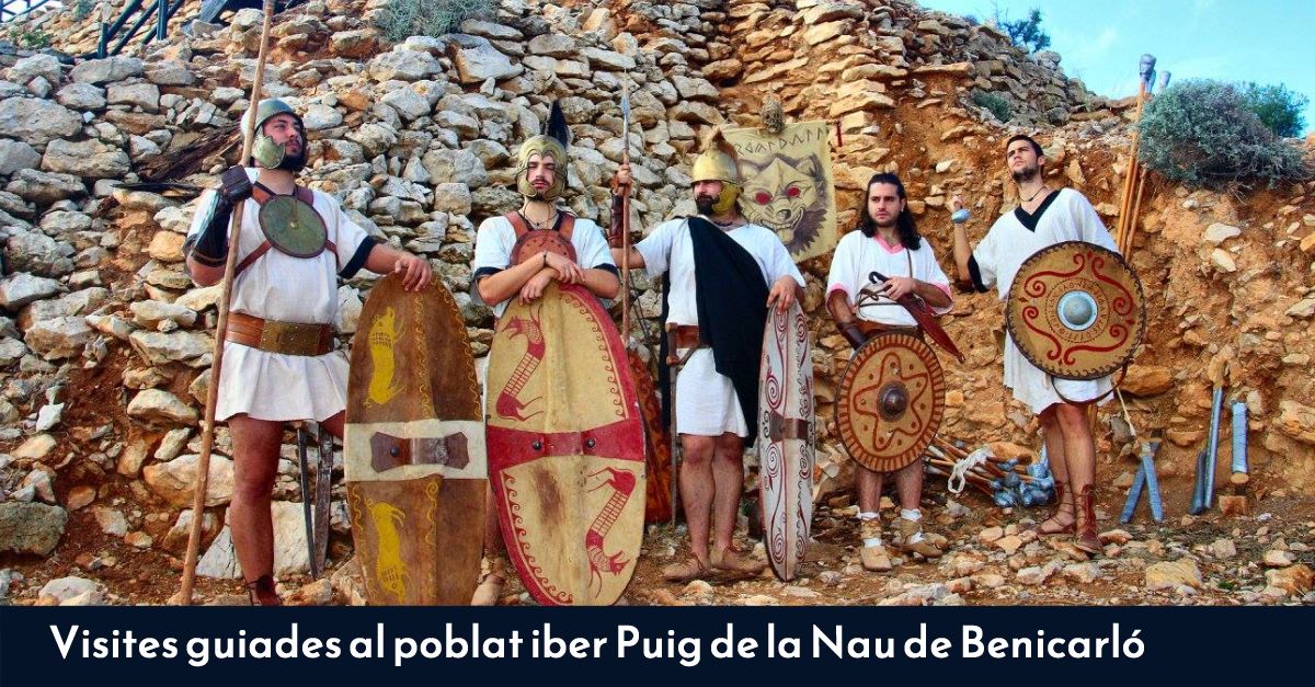 Visites guiades al poblat iber Puig de la Nau de Benicarl�