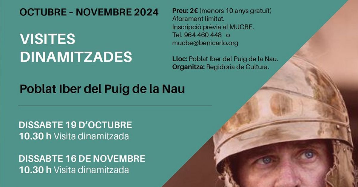 Visitas dinamizadas al poblado �bero del Puig de la Nau