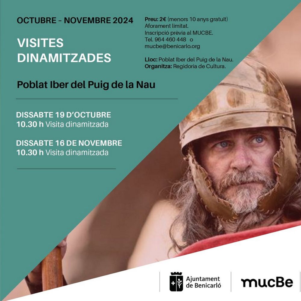 Visites dinamitzades al poblat iber del Puig de la Nau Visites dinamitzades al poblat iber del Puig de la Nau