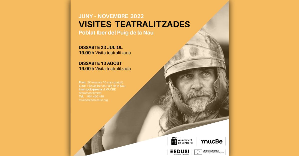Visites teatralitzades al Poblat �ber del Puig de la Nau de Benicarl�
