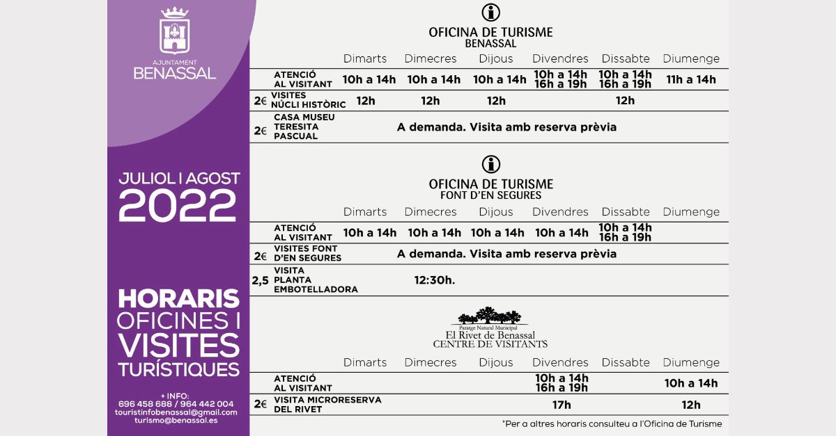 Agenda Alt Maestrat dijous 21 a dimecres 27 de juliol 2022 | EbreActiu.cat, revista digital d�oci actiu | Terres de l�Ebre ...