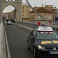 Imatges de la Volta Catalunya al Pont Penjant d’Amposta