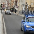 Imatges de la Volta Catalunya al Pont Penjant d&rsquo;Amposta