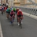 Imatges de la Volta Catalunya al Pont Penjant d&rsquo;Amposta