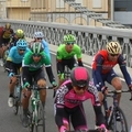 Imatges de la Volta Catalunya al Pont Penjant d’Amposta