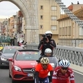 Imatges de la Volta Catalunya al Pont Penjant d&rsquo;Amposta