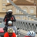 Imatges de la Volta Catalunya al Pont Penjant d’Amposta