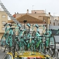 Imatges de la Volta Catalunya al Pont Penjant d&rsquo;Amposta