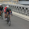 Imatges de la Volta Catalunya al Pont Penjant d&rsquo;Amposta
